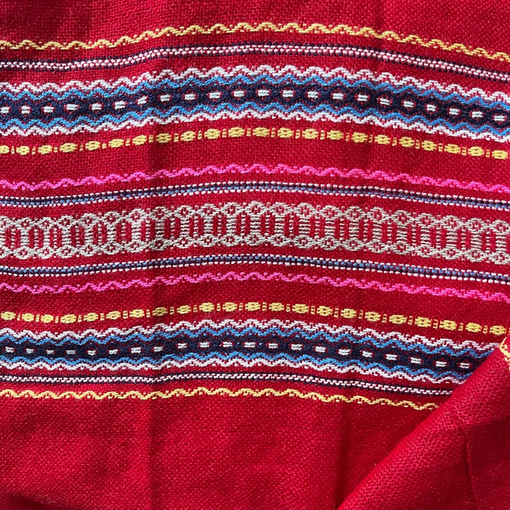 Alpaca Wool Hand Woven Peruvian Scarf
